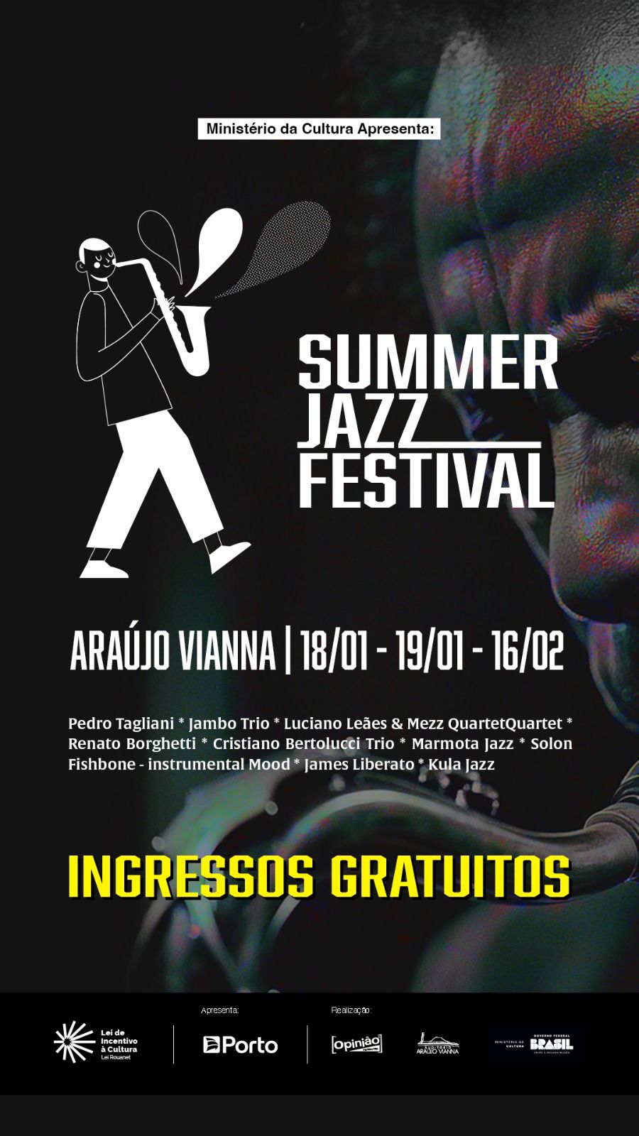 Jambo Trio no Summer Jazz Festival Araújo Vianna Porto Alegre