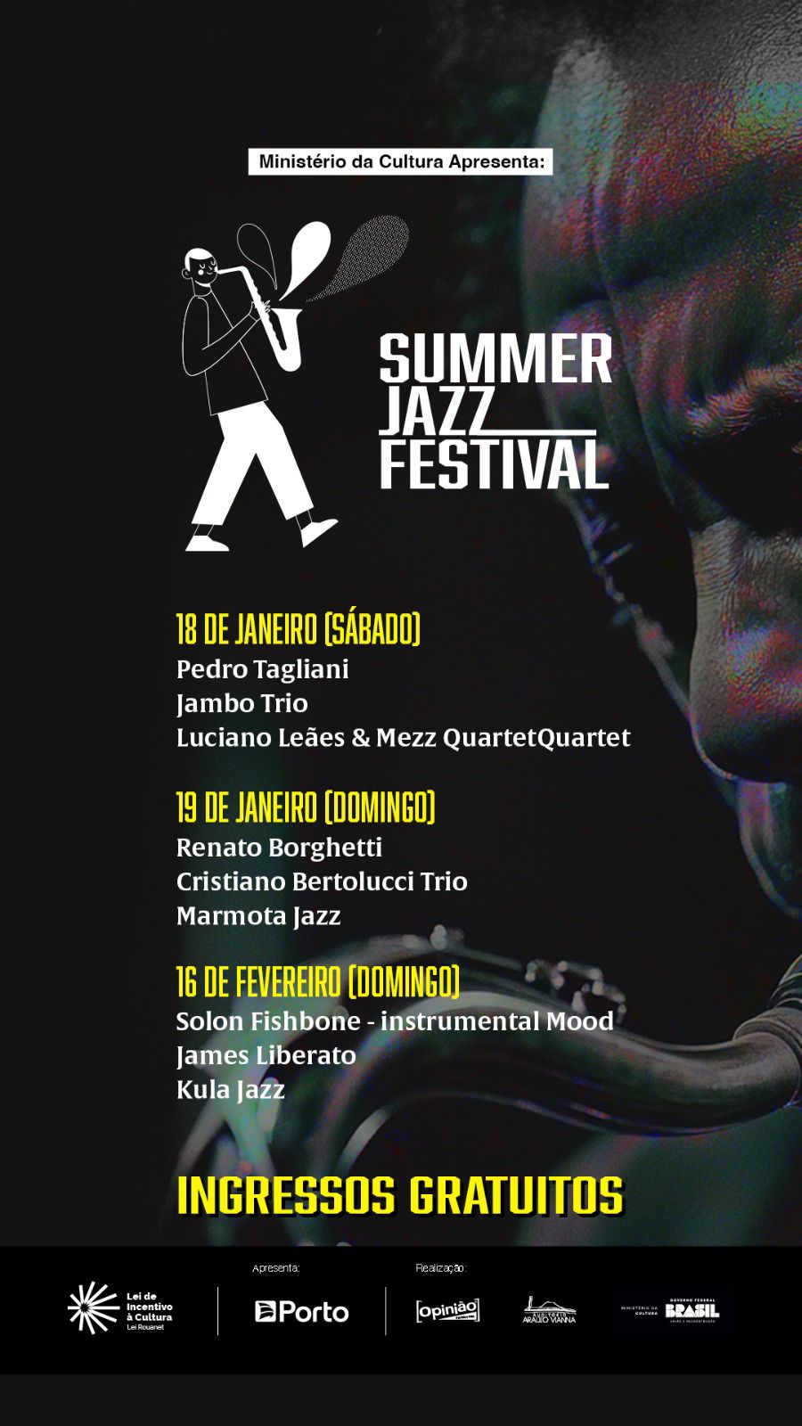 Jambo Trio no Summer Jazz Festival Araújo Vianna Porto Alegre