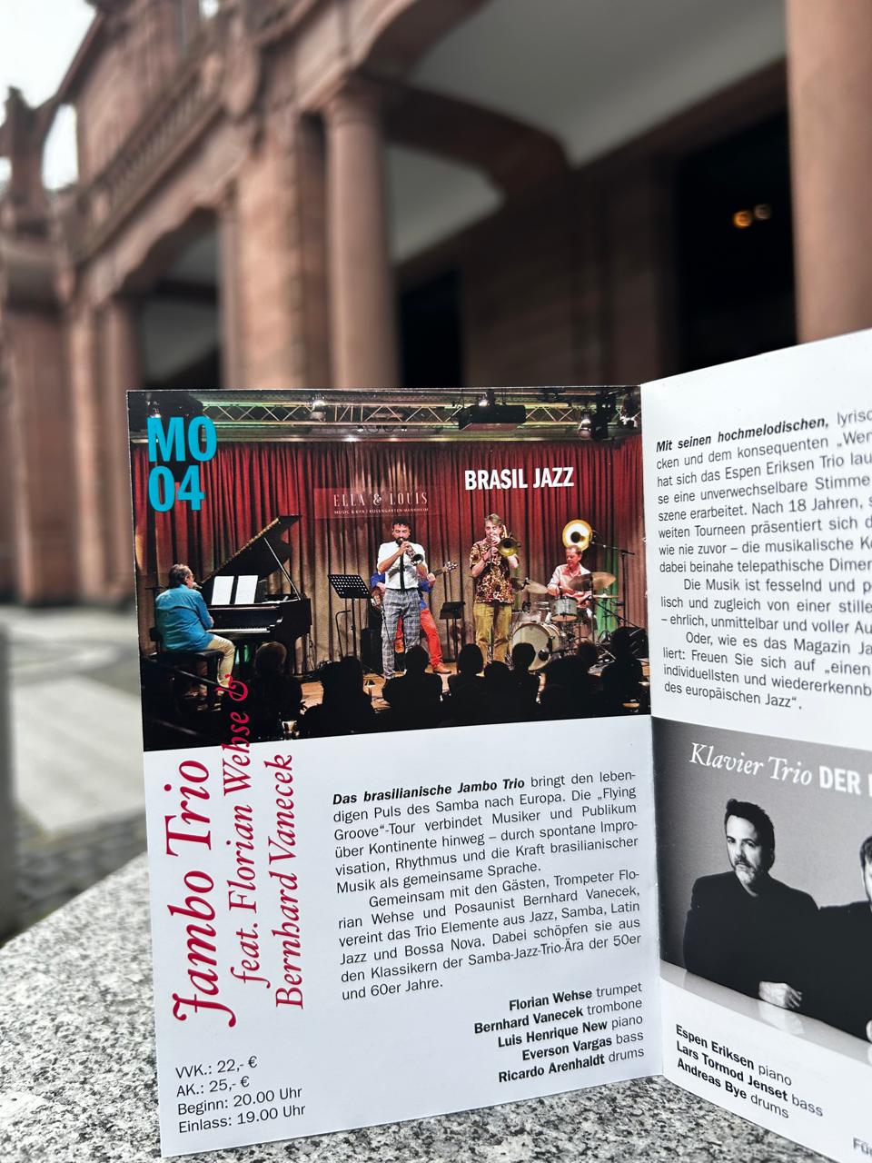 Photo — Jambo Trio European Tour — 04 — Mannheim — Ella & Louis — IMG 20260505 WA0020