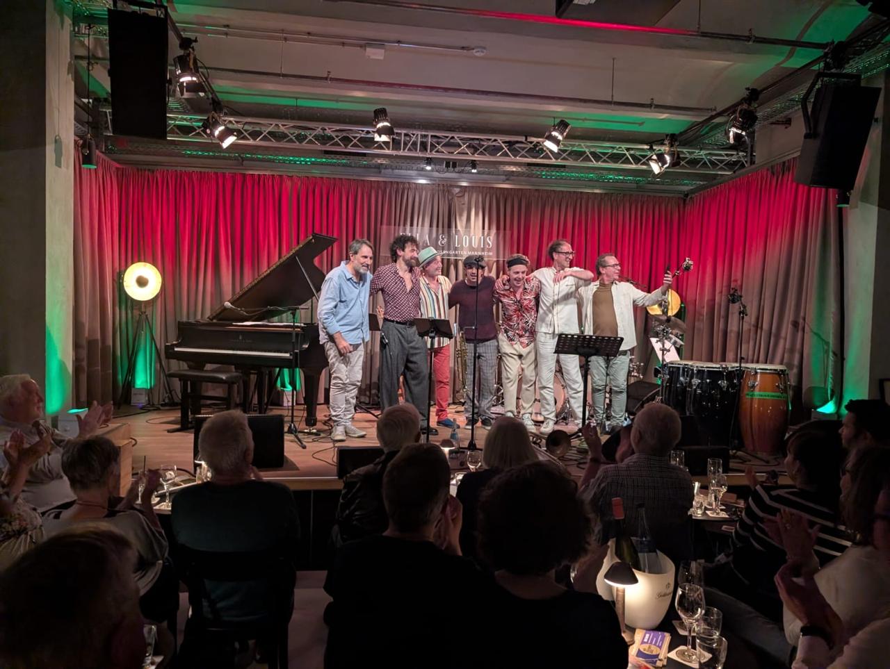 Photo — Jambo Trio European Tour — 04 — Mannheim — Ella & Louis — IMG 20260505 WA0048